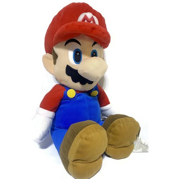Super Mario Plush Stuffed Toy 20 Inches Long by Nintendo - Picture 6 of 6
